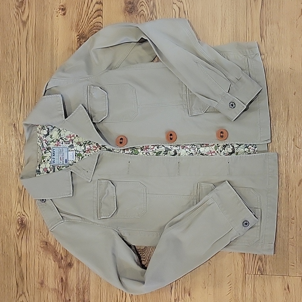 Old Navy Tan Lightweight Jacket Size Medium